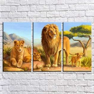 Модульная картина из частей